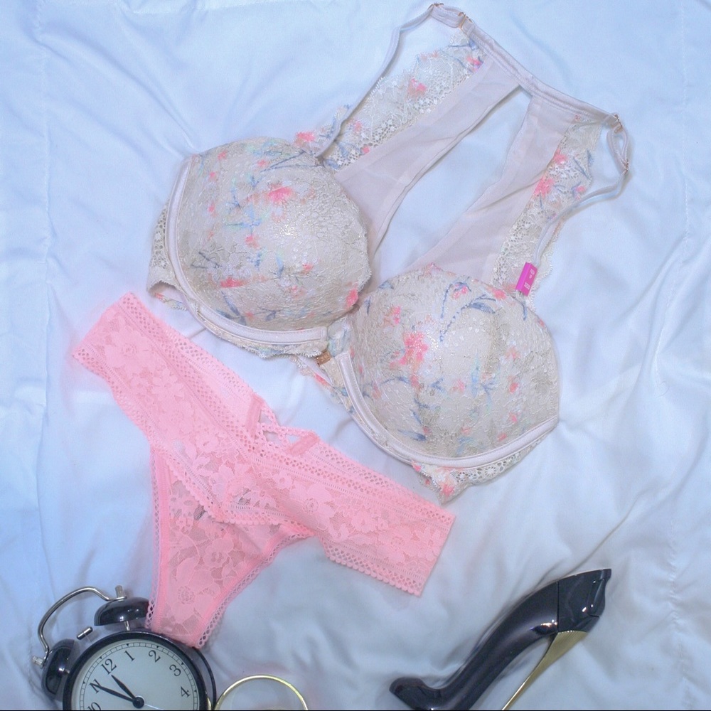 Victoria’s Secret Floral Lingerie Set